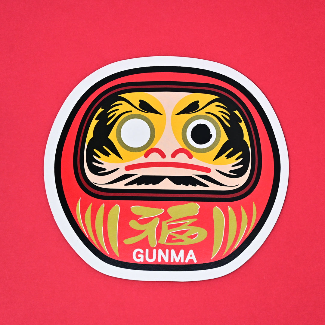 Posta Gunma Daruma Postcard
