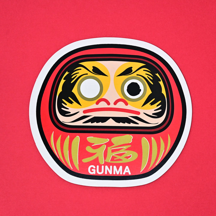 Posta Gunma Daruma Postcard
