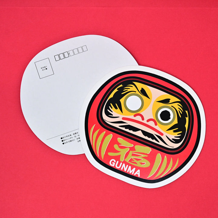 Posta Gunma Daruma Postcard