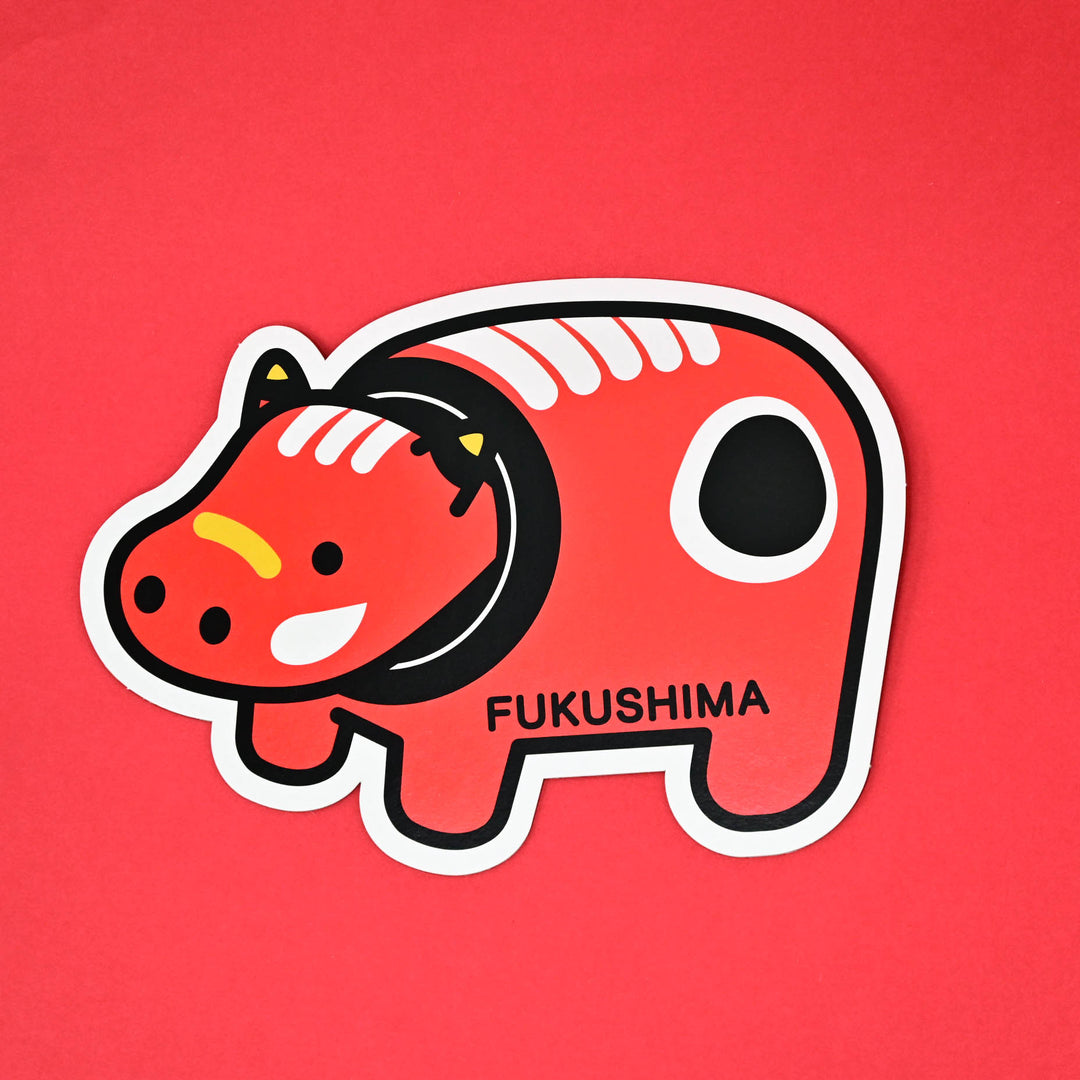 Posta Fukushima Akabeko Postcard