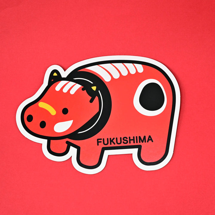 Posta Fukushima Akabeko Postcard