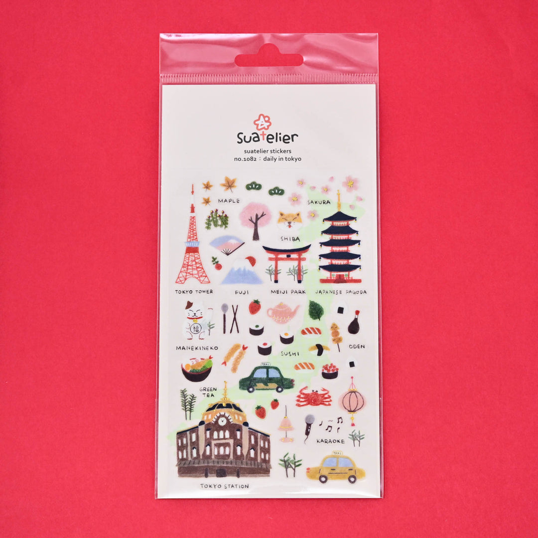 suatelier Japan Sticker Sheet