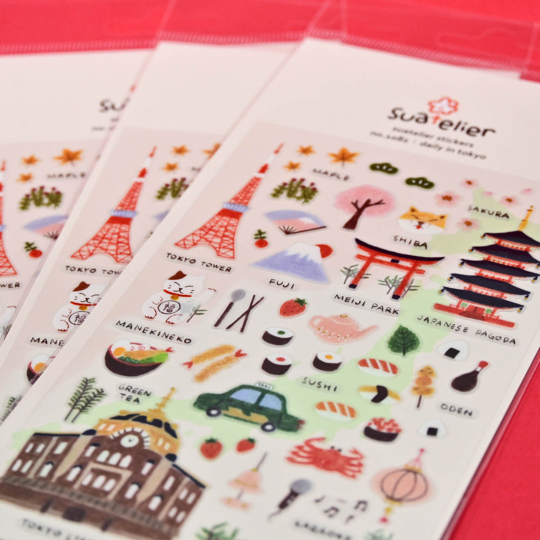 suatelier Japan Sticker Sheet