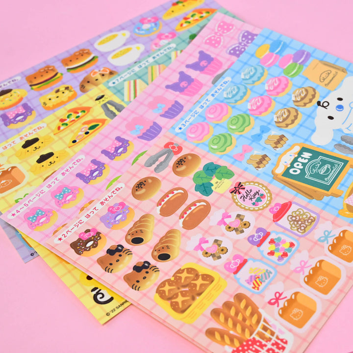 Sanrio Characters Tasty Bakery Sticker Craft Book