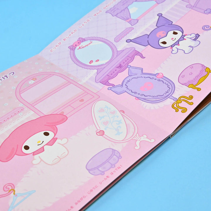 Sanrio Characters Play Dress-Up Sticker Craft Book