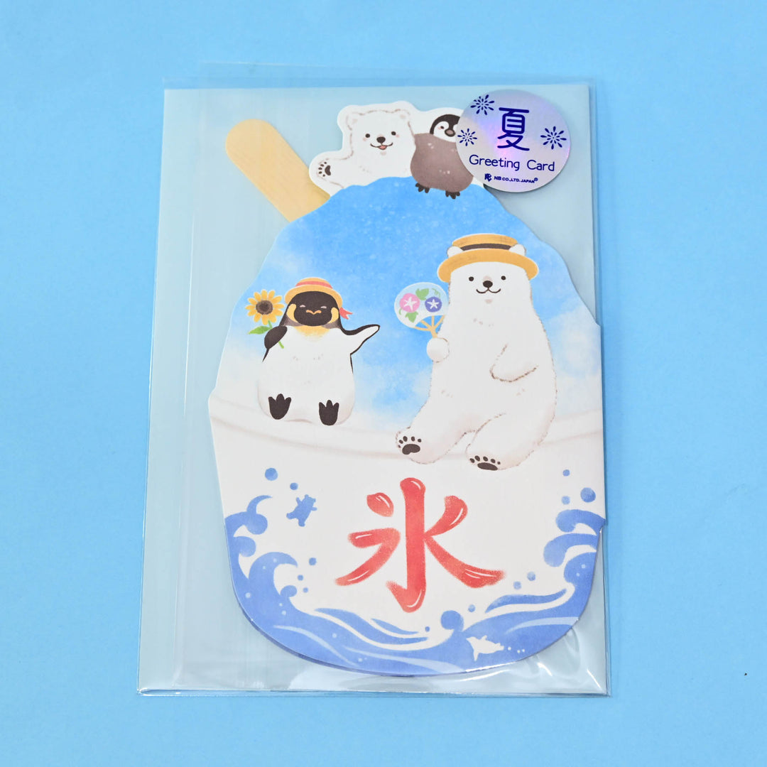 NB Summer Day Ice Buddies Ramune Kakigori Postcard