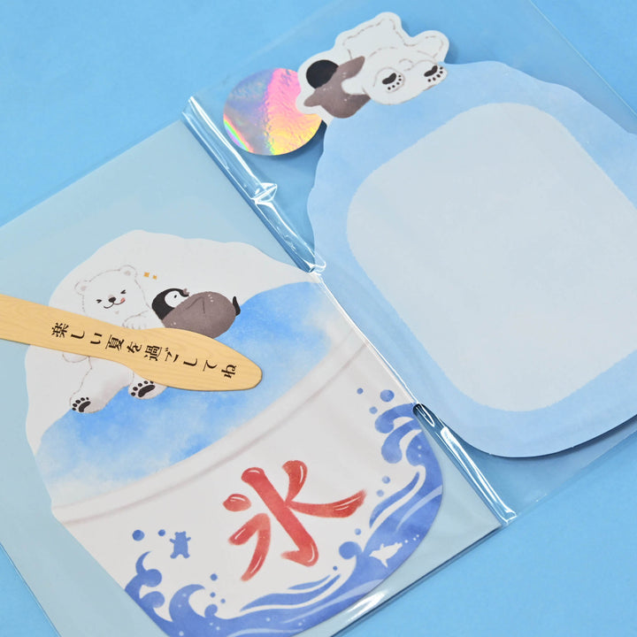 NB Summer Day Ice Buddies Ramune Kakigori Postcard