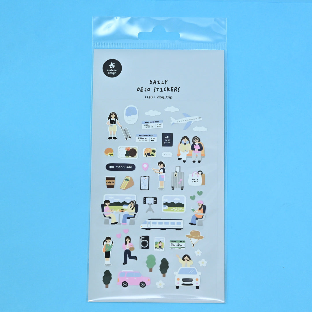 suatelier Travel Sticker Sheet