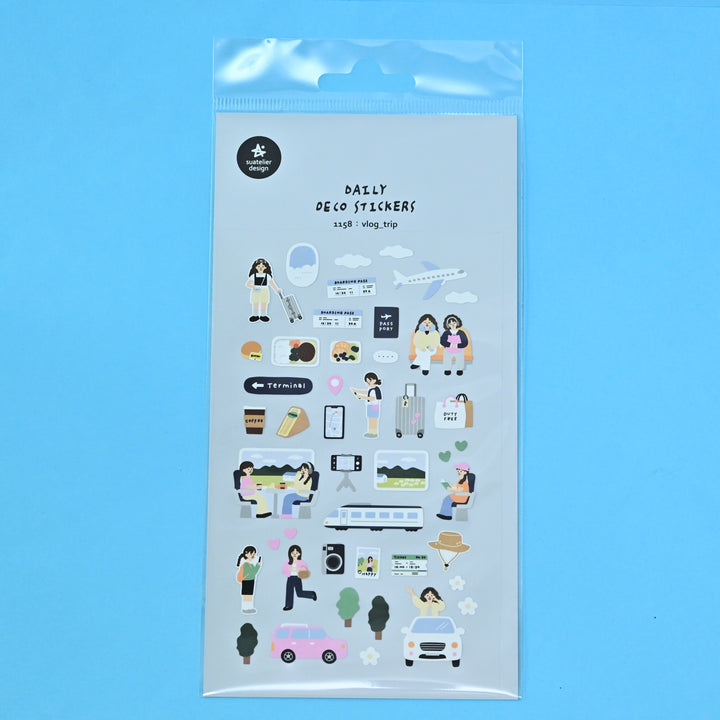 suatelier Travel Sticker Sheet