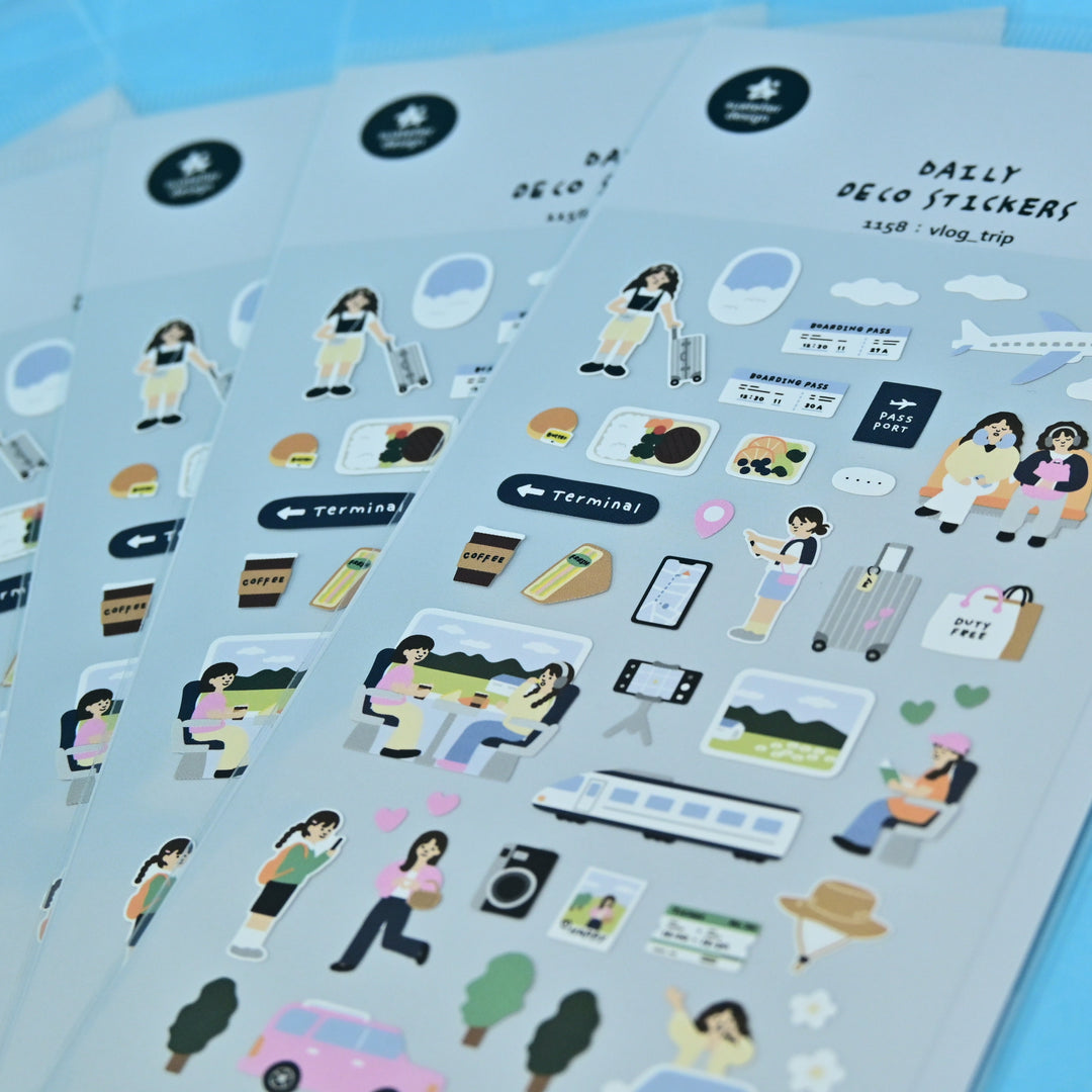 suatelier Travel Sticker Sheet
