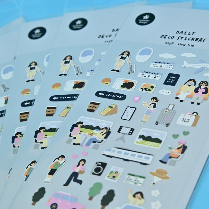 suatelier Travel Sticker Sheet