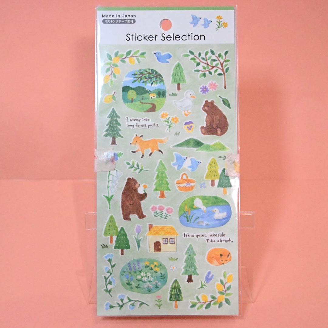 Sticker Selection Forest Animals Sticker Sheet Set (2pcs.)