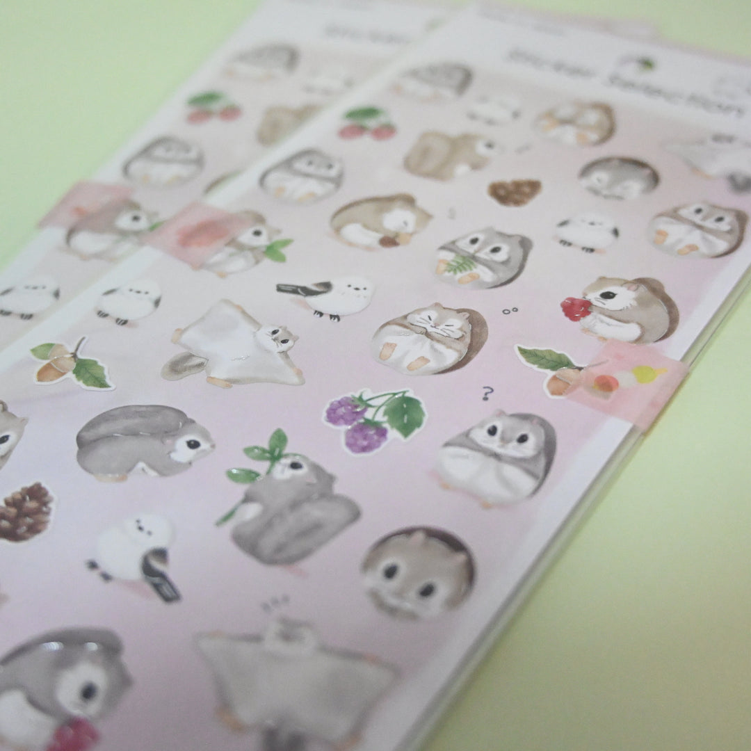 Sticker Selection Squirrel Sticker Sheet Set (2pcs.)