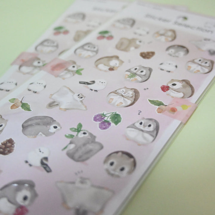 Sticker Selection Squirrel Sticker Sheet Set (2pcs.)