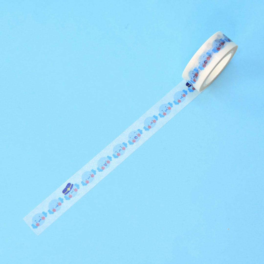 (MT145) Rainbowholic x Tazdaunicorn Mr. Oopa Faces Washi Tape