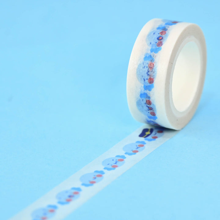 (MT145) Rainbowholic x Tazdaunicorn Mr. Oopa Faces Washi Tape