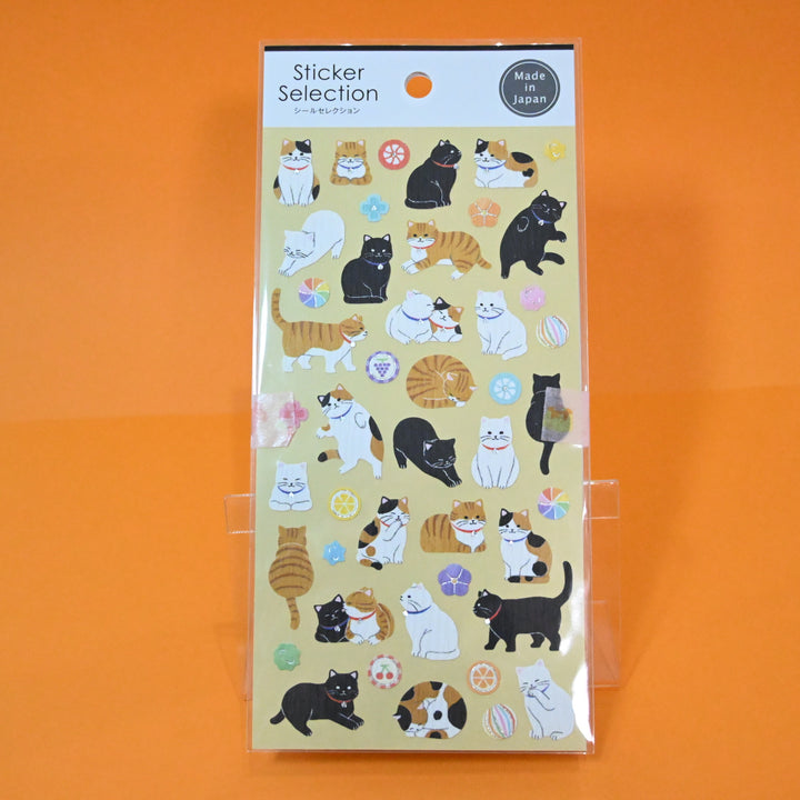 Sticker Selection Animal Panda and Cat Sticker Sheet Set (2pcs.)