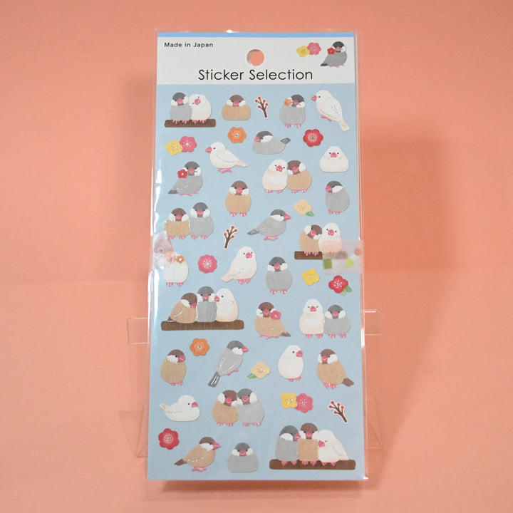 Sticker Selection Snow Fairy Bird Sticker Sheet Set (2pcs.)