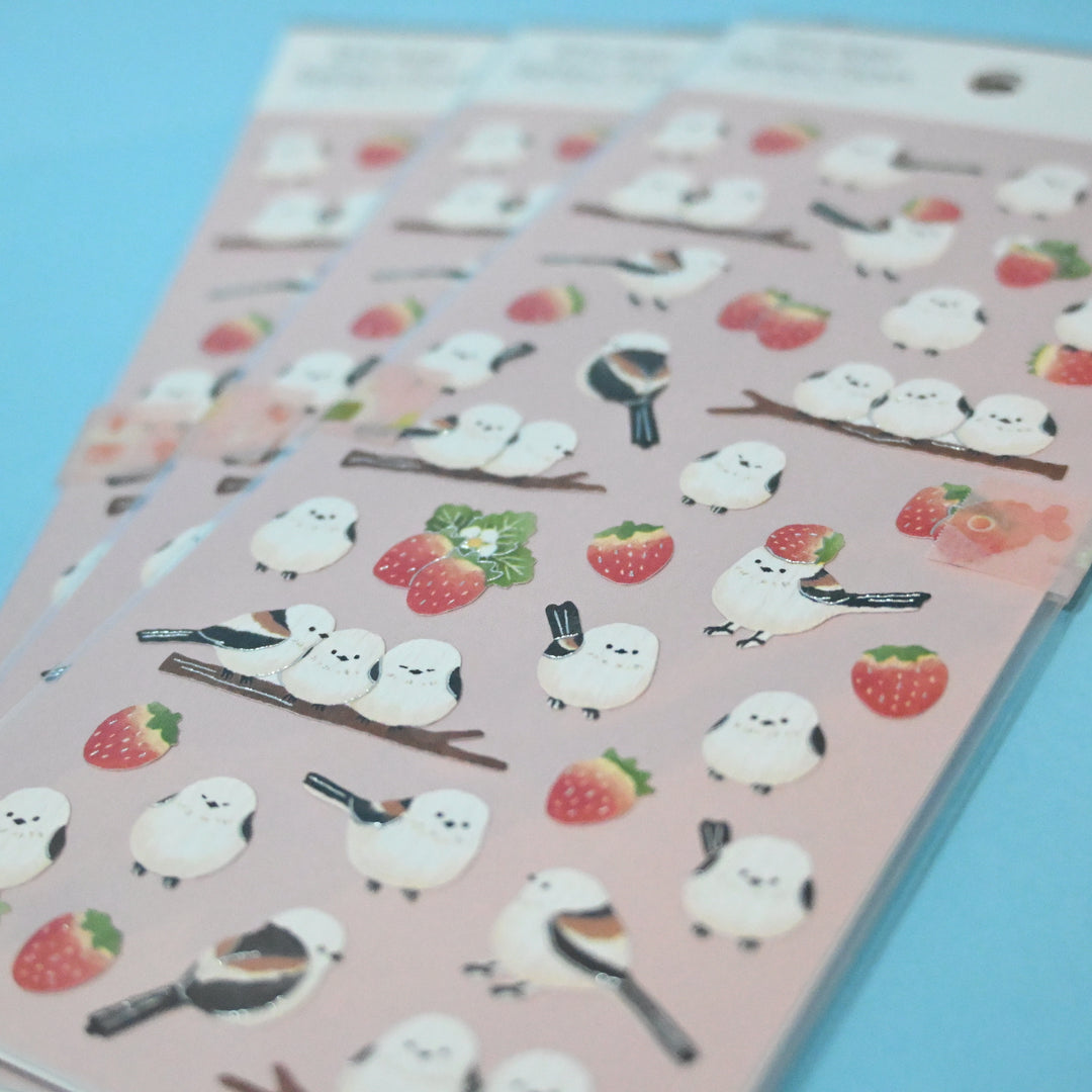 Sticker Selection Snow Fairy Bird Sticker Sheet Set (2pcs.)