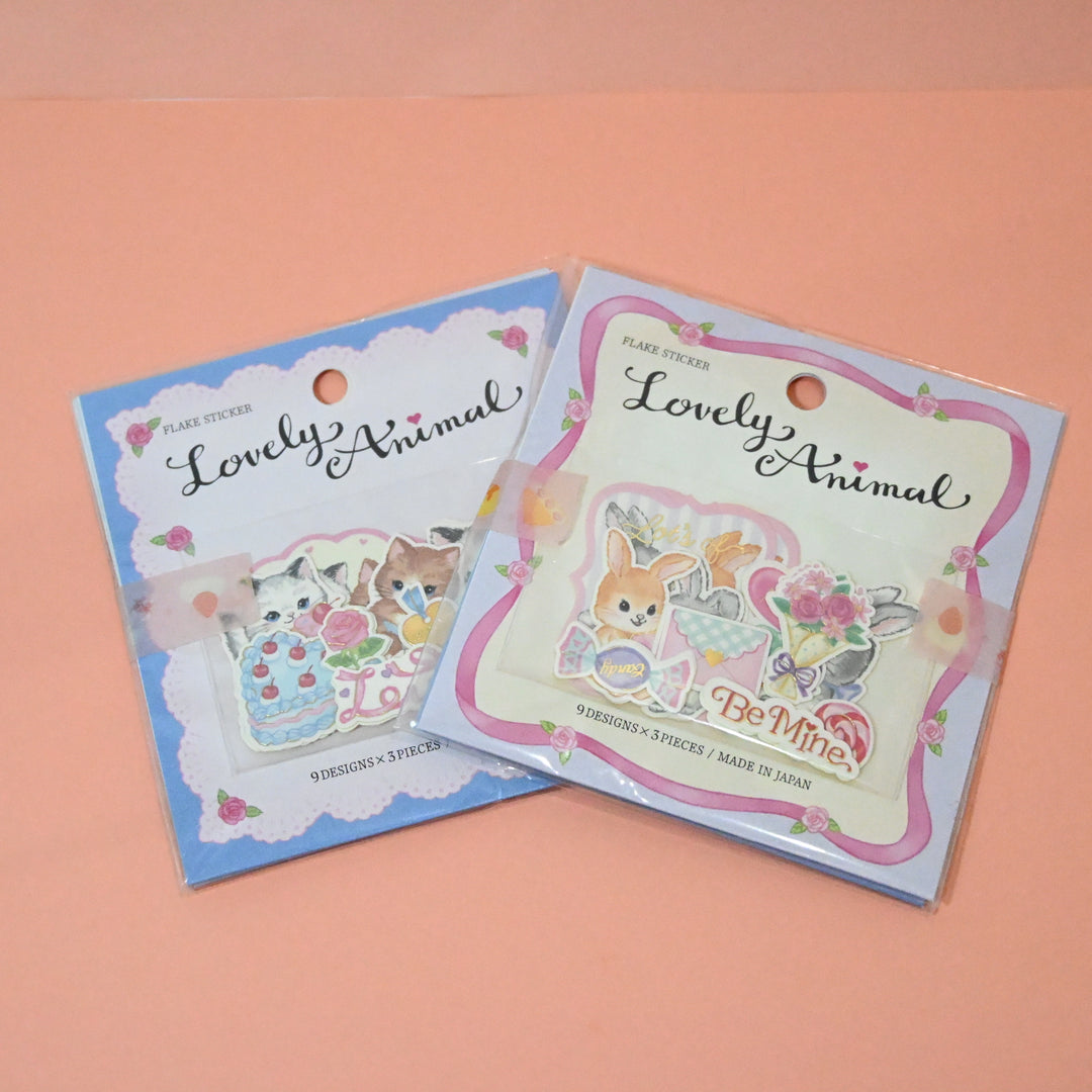 GAIA Lovely Animal Pink and Blue Flake Seal Set (2 pcs.)