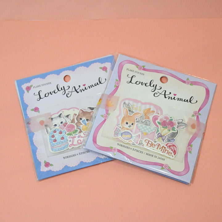GAIA Lovely Animal Pink and Blue Flake Seal Set (2 pcs.)