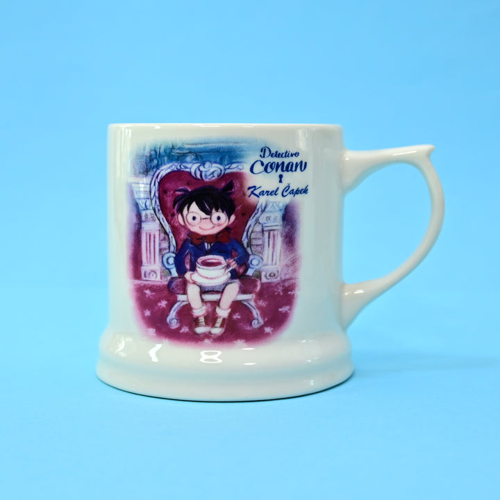 Karel Capek x Detective Conan Ceramic Mug