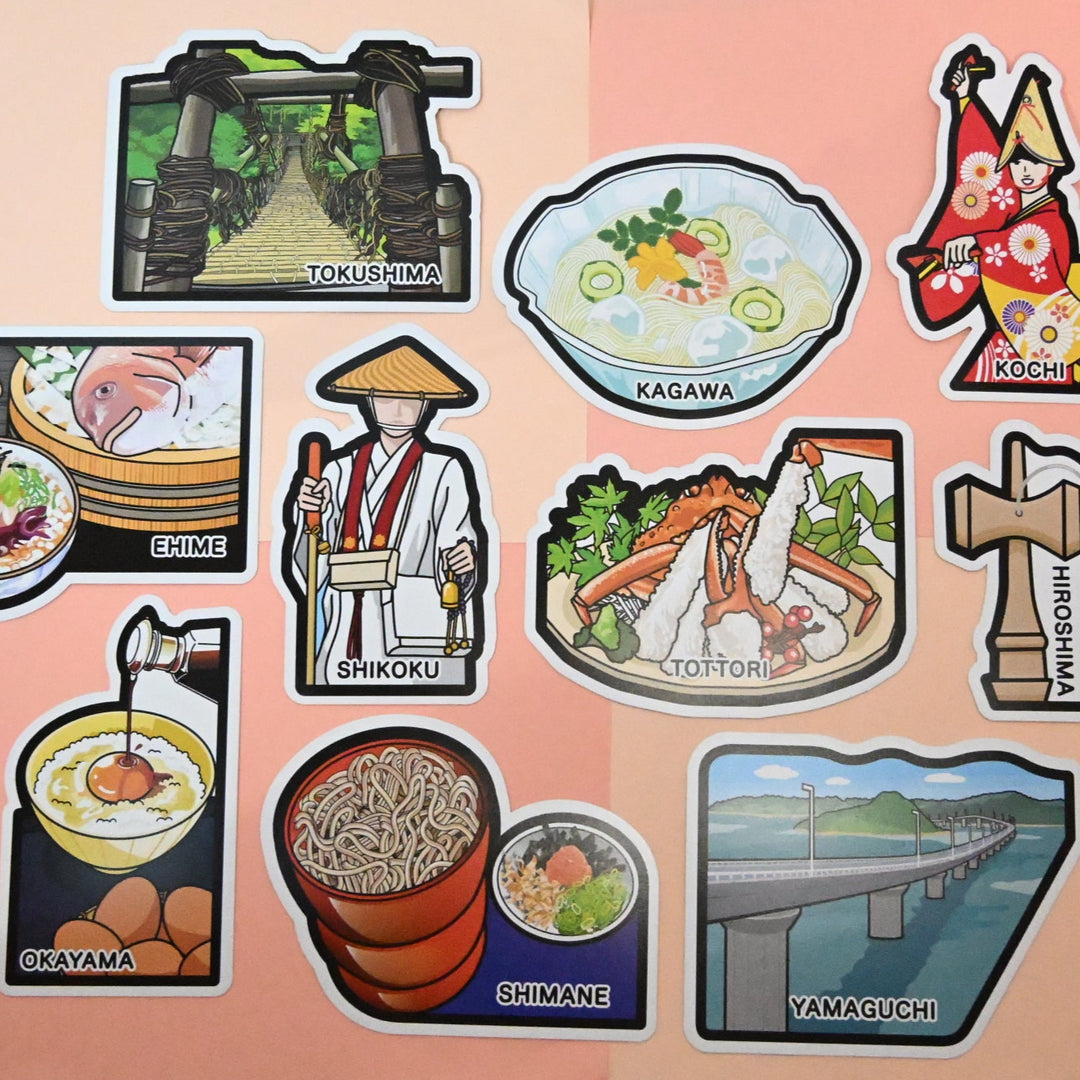 Ensemble de cartes postales de voyage au Japon / Région de Tokai (10 pcs.)