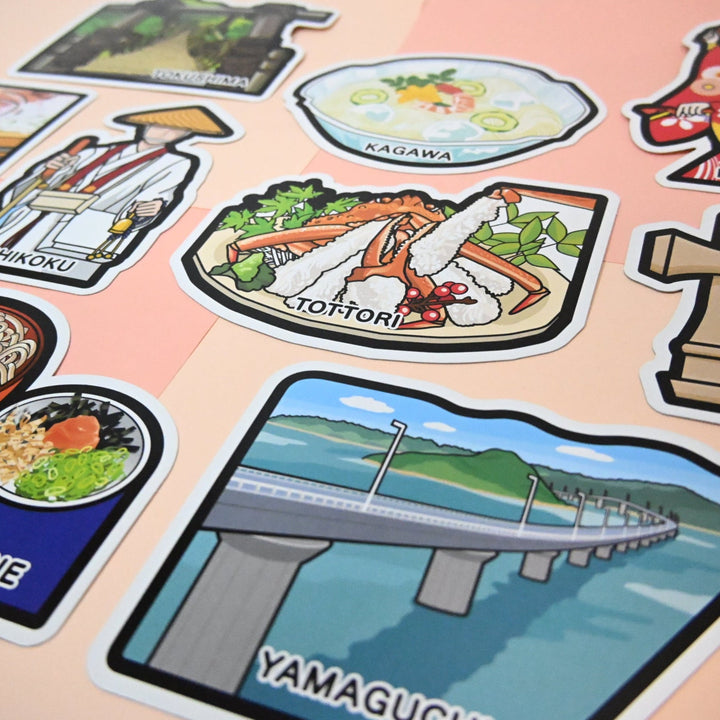 Ensemble de cartes postales de voyage au Japon / Région de Tokai (10 pcs.)