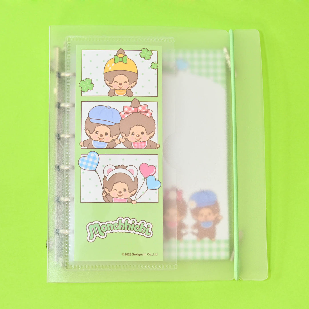 Monchichi Binder for Stickers (Green)