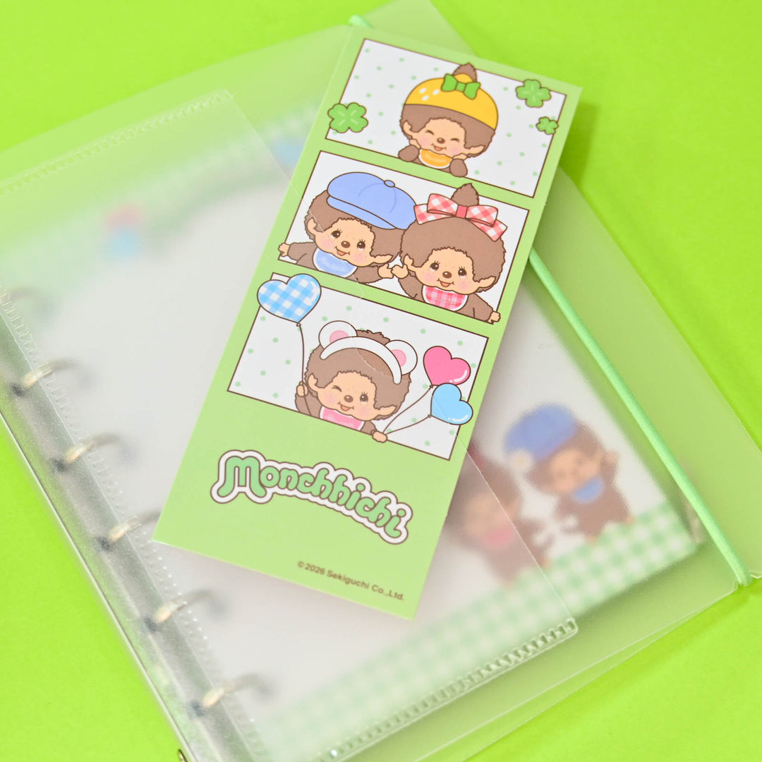 Monchichi Binder for Stickers (Green)