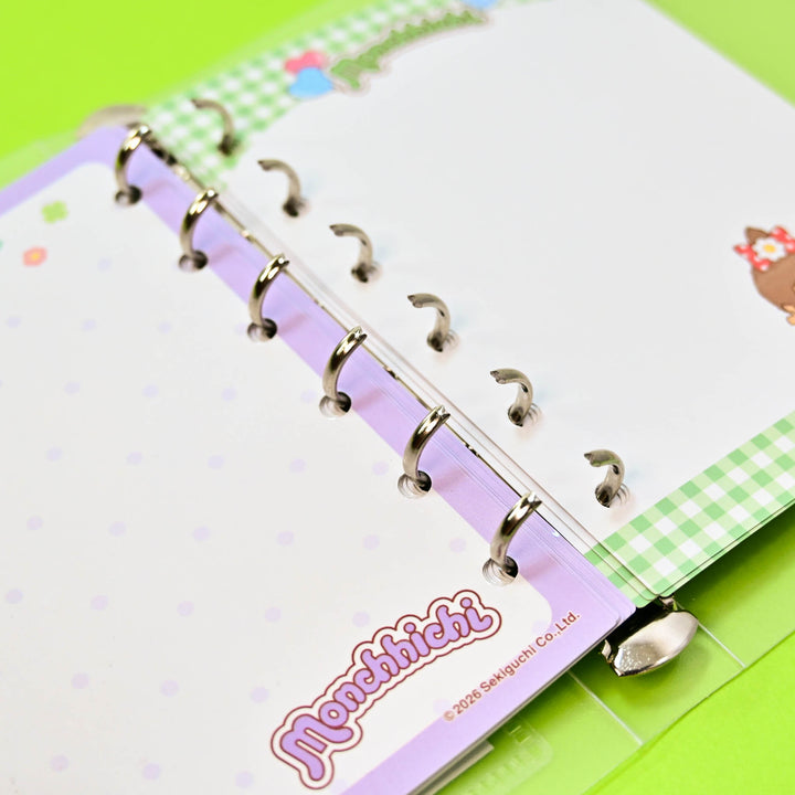 Monchichi Binder for Stickers (Green)