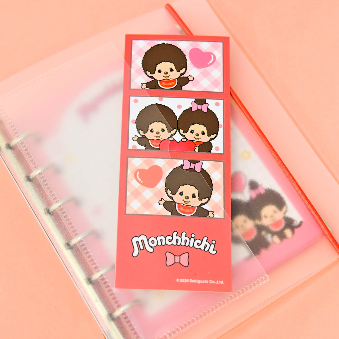 Monchichi Binder for Stickers (Red)