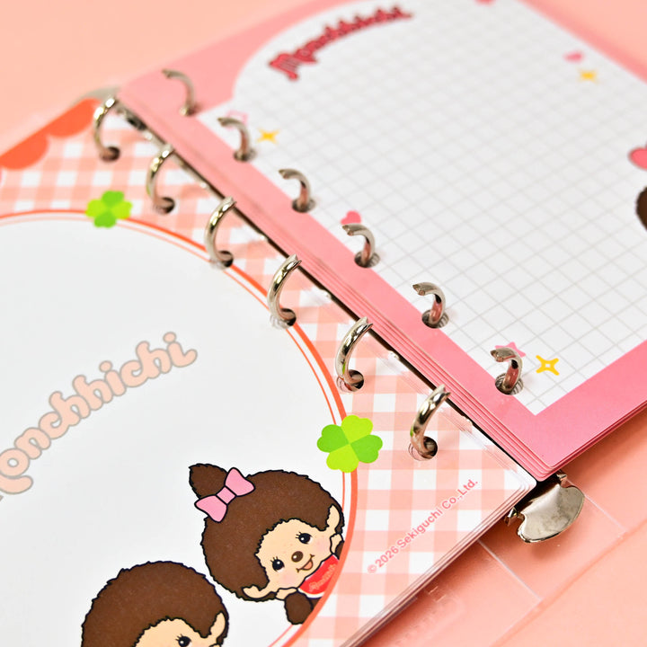 Monchichi Binder for Stickers (Red)