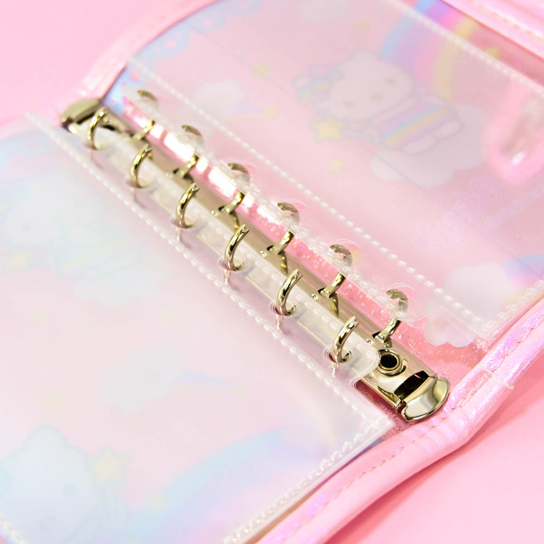 Hello Kitty Clear Glitter Sticker Binder