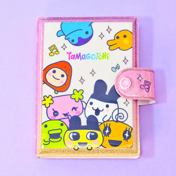 Tamagotchi Soft Glitter Cover Sticker Binder