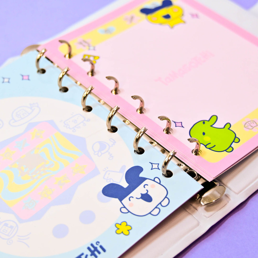 Tamagotchi Soft Glitter Cover Sticker Binder
