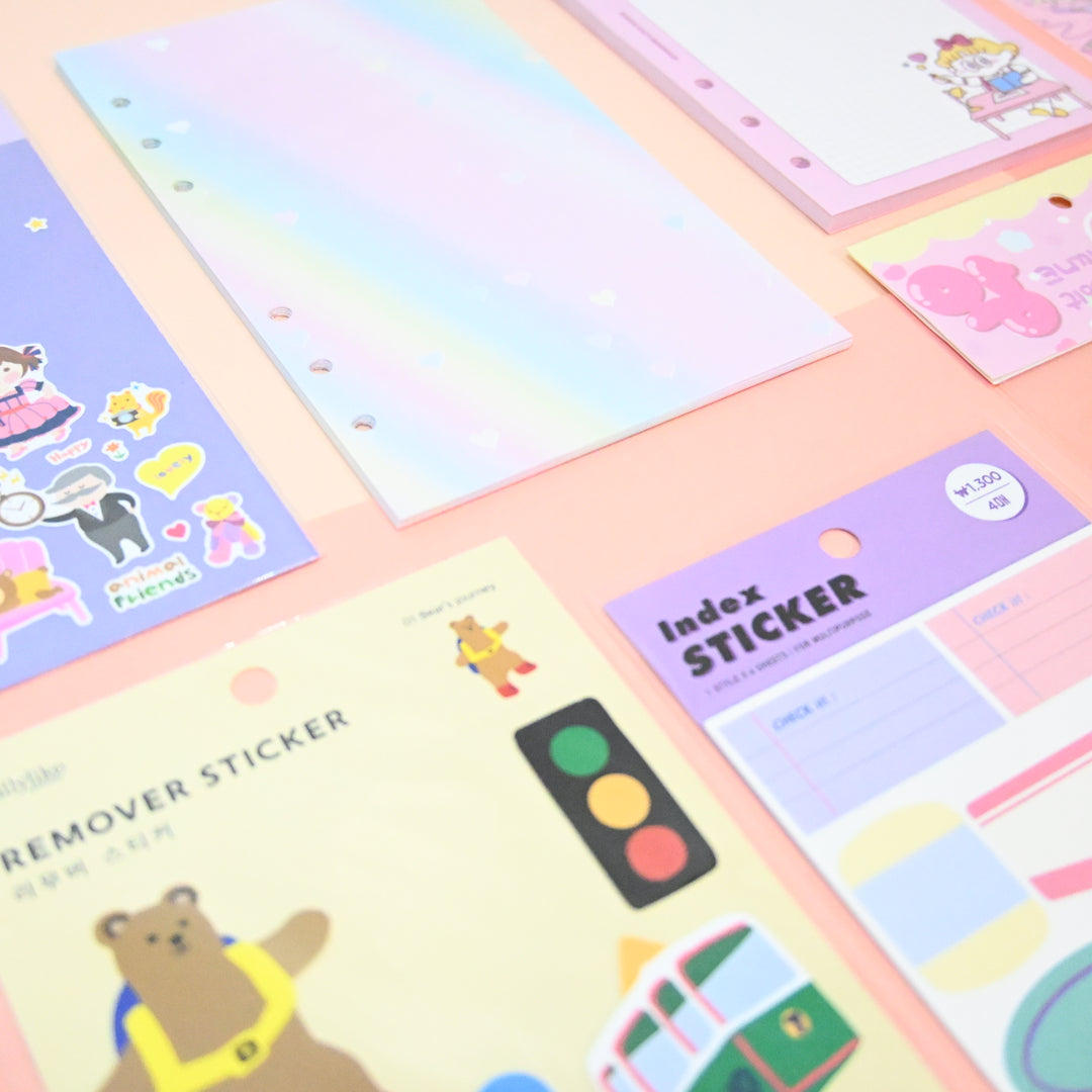 [Pre-loved] Cute Colorful Stationery Set