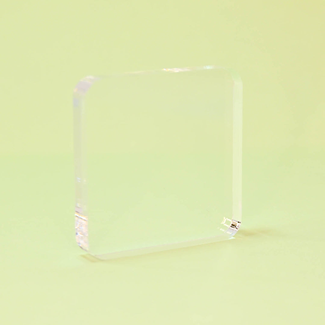 World Craft Clear Acrylic Block 5x5cm