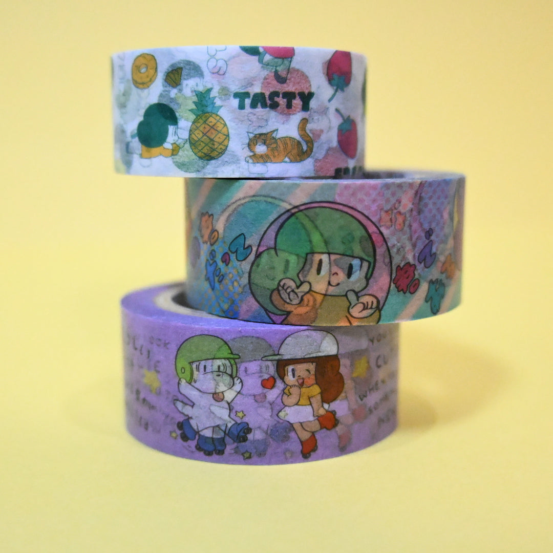 [Pre-loved] Mamuang Masking Tape Set (3 designs)