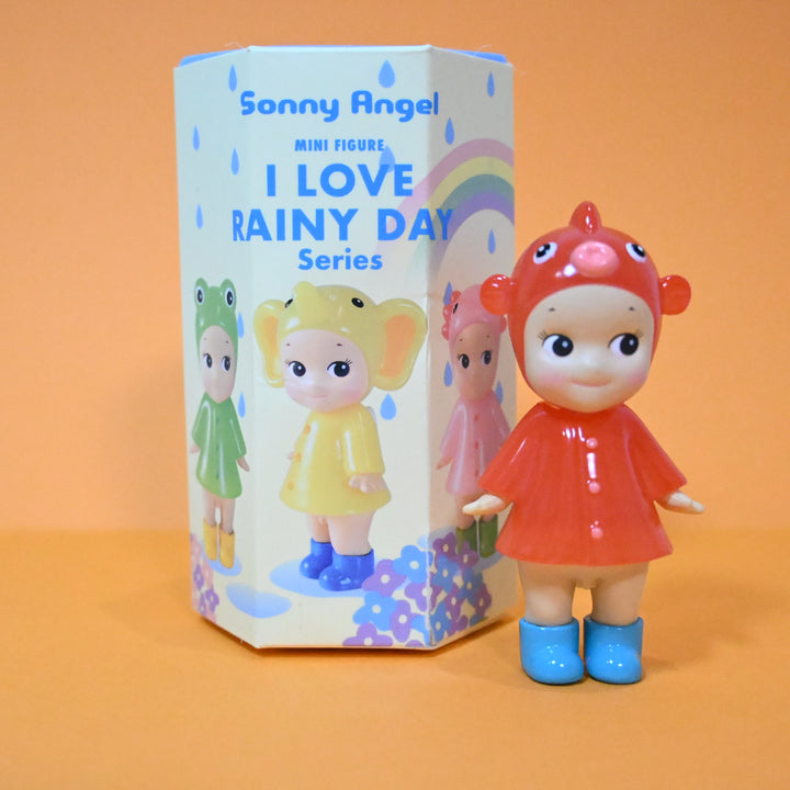 [Pre-loved] Sonny Angel Mini Figure I LOVE RAINY DAY Series - Red