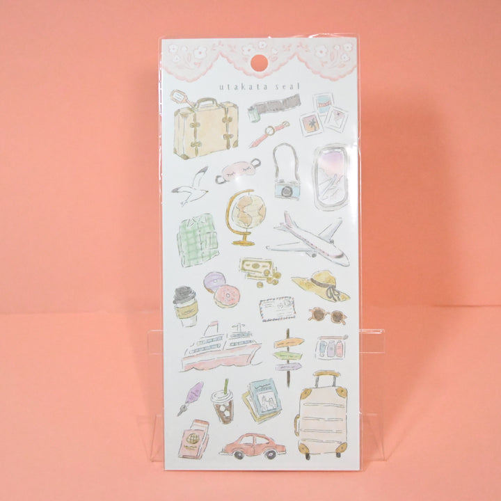 utakata Cute Travel Sticker Sheet
