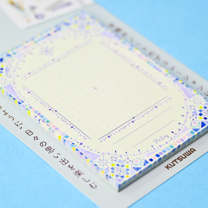 Kutsuwa PicLog Blue Pastel Sticky Memo