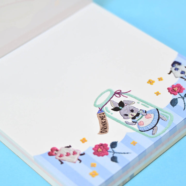 Spica-Pika Alice in the Fairy Tail Forest Blue Memo Pad