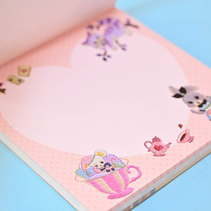 Spica-Pika Alice in the Fairy Tail Forest Blue Memo Pad