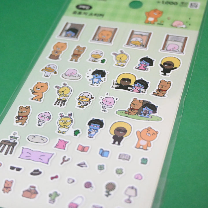 Daily of Kakao Friends Korean Sticker Sheet