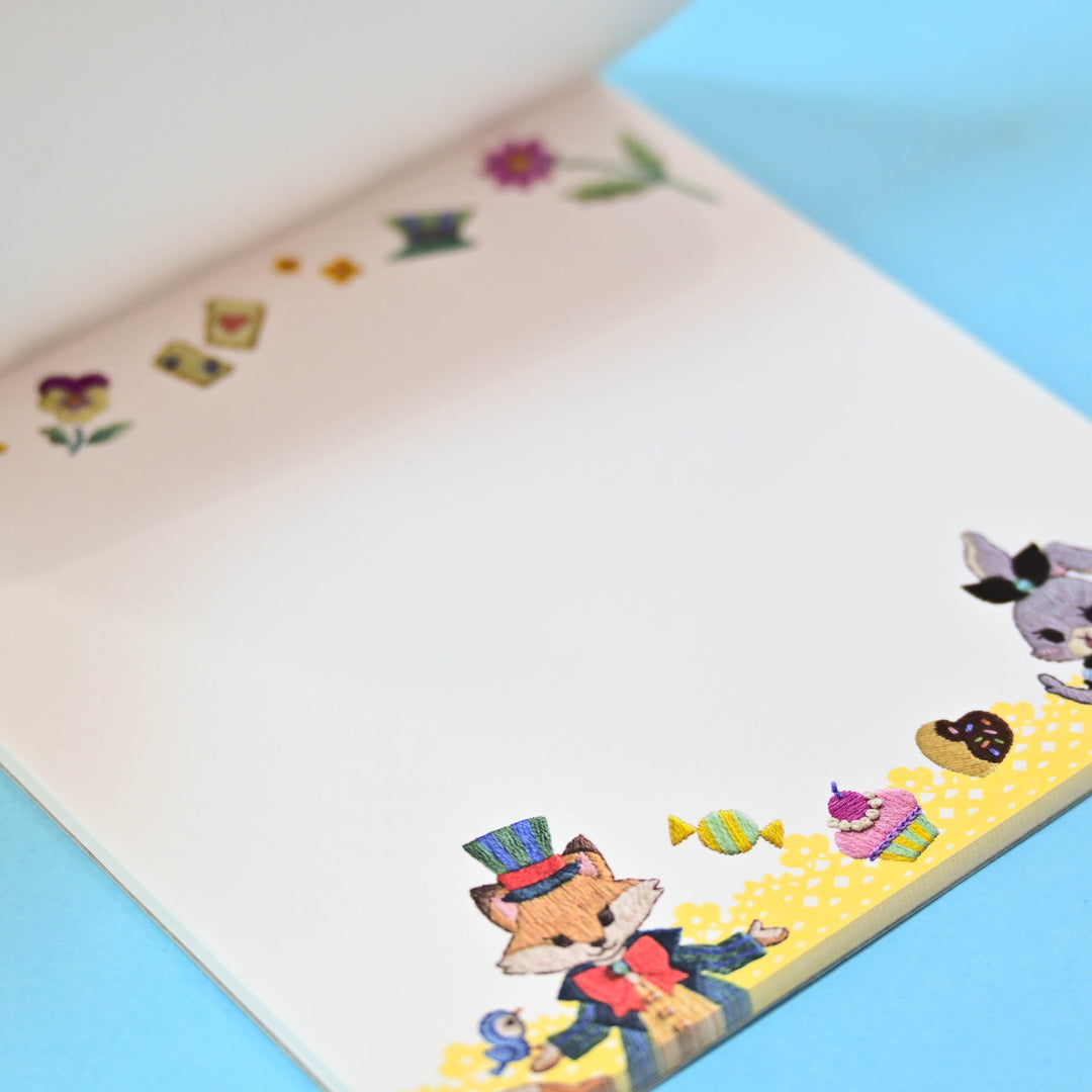 Spica-Pika Alice in the Fairy Tail Forest Blue Memo Pad