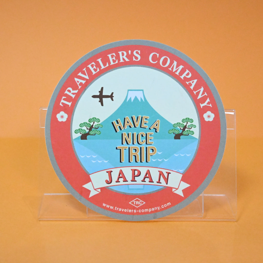 Traveler's Company Japan Travel Post Card and Big Sticker Set