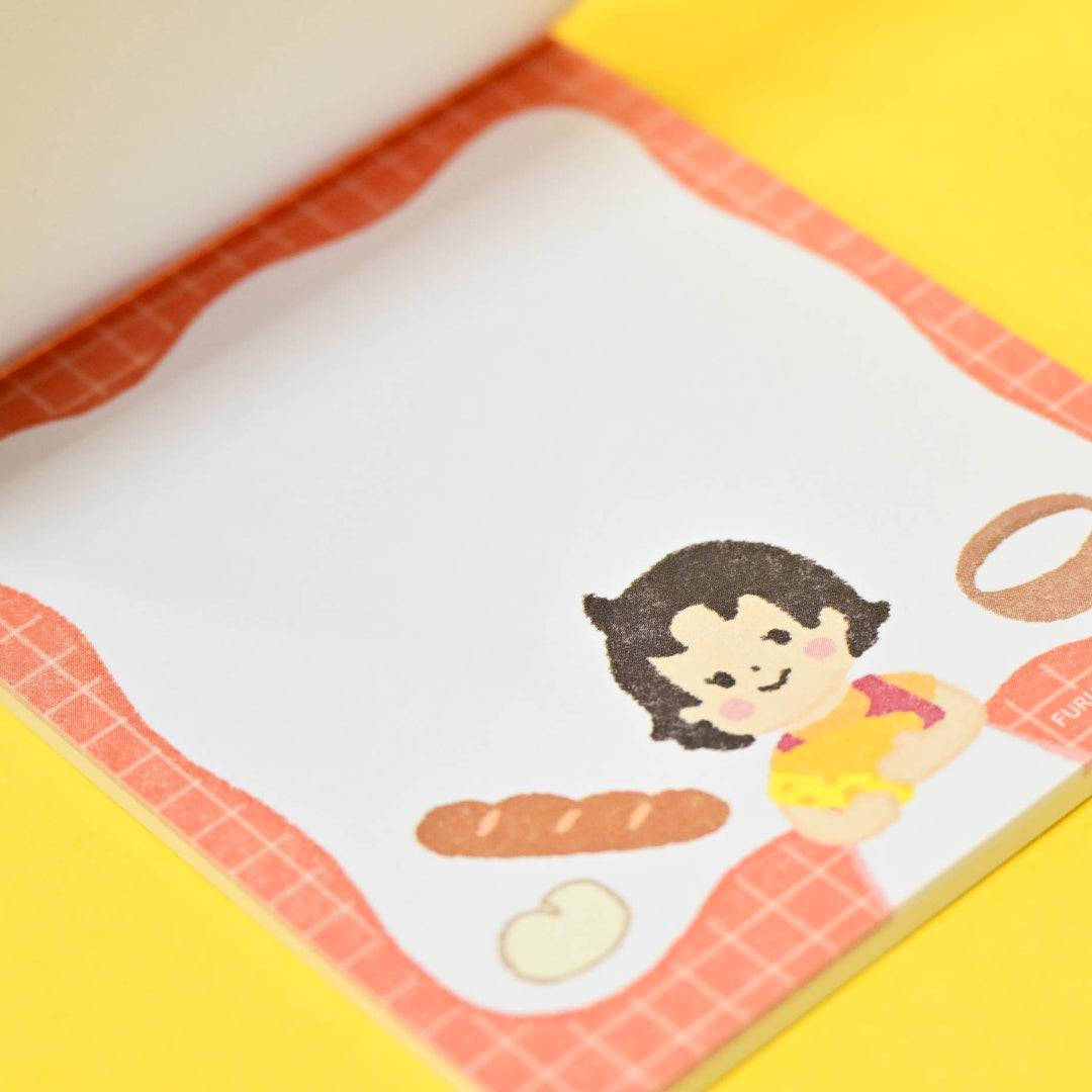 Furukawa Shiko x Zuiyo Mogumogu Heidi Bread Memo Pad