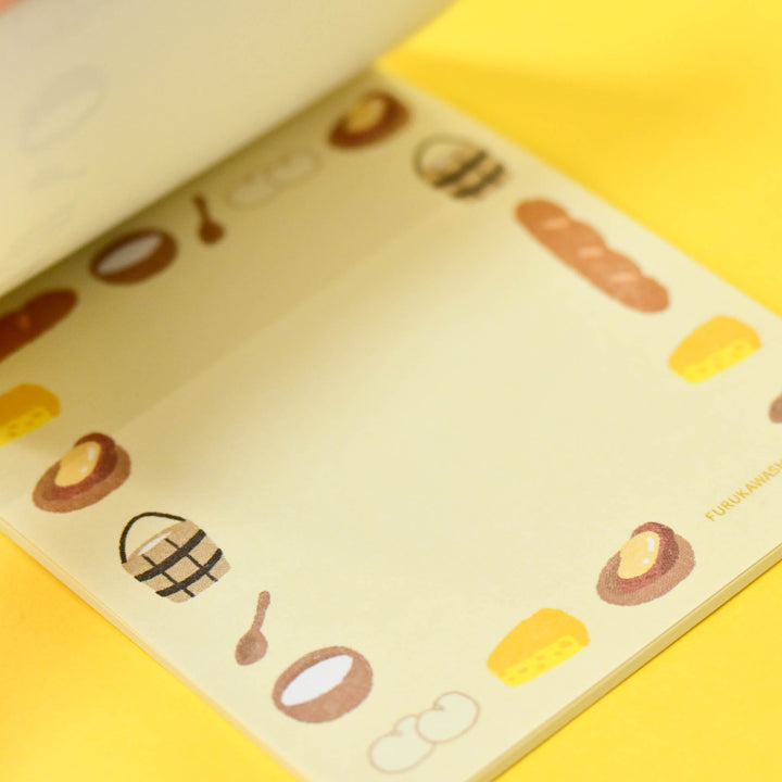 Furukawa Shiko x Zuiyo Mogumogu Heidi Bread Memo Pad