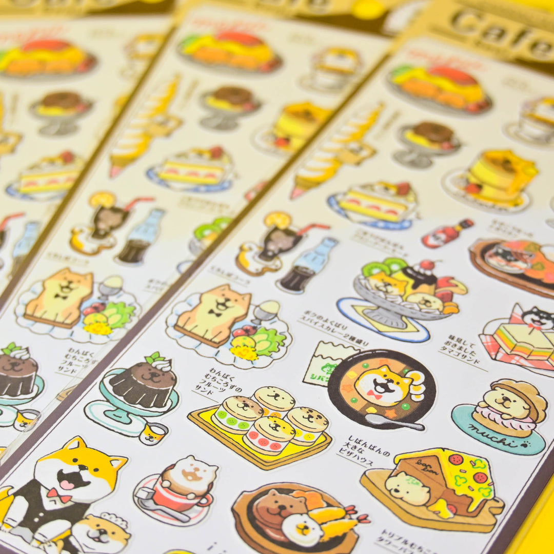 MINDWAVE Shibanban Café Sticker Sheet